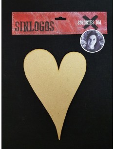 Soportes DM by Nuneka - Corazón 17x24cm