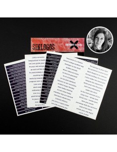 Stickers "Sentiments" by Nuneka - Pack Inglés B/N